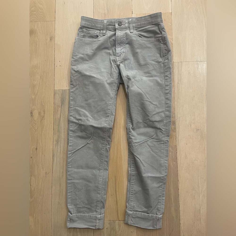 UNIQLO Corduroy Pants Gray, Size Small